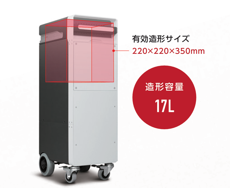 Raise3D RMS220 造形サイズ